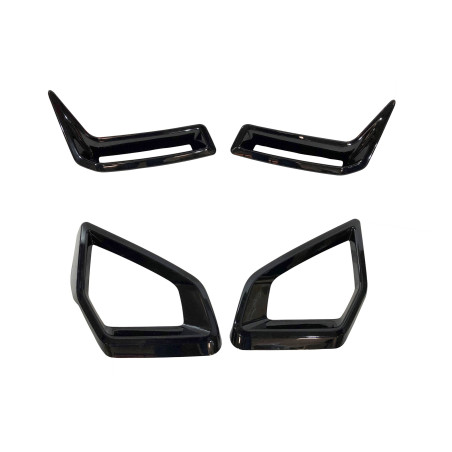 Splitters Anteriore BMW G05 X5 / G18 LCI Nero lucido (Cod. E-TCB4651)