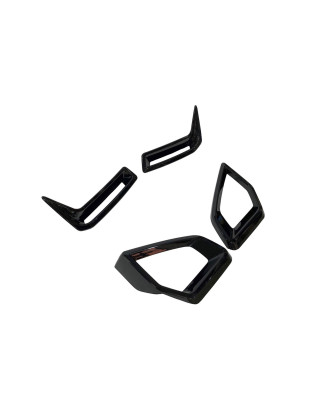 Splitters Anteriore BMW G05 X5 / G18 LCI Nero lucido (Cod. E-TCB4651)
