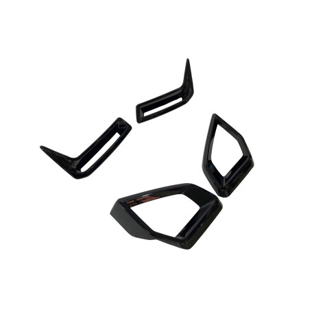 Splitters Anteriore BMW G05 X5 / G18 LCI Nero lucido (Cod. E-TCB4651)