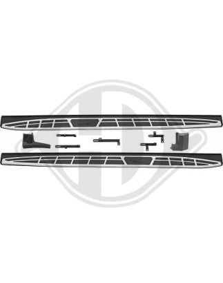 Set Pedane sottoporta Kia Sportage 16- (Cod. D-6523032)