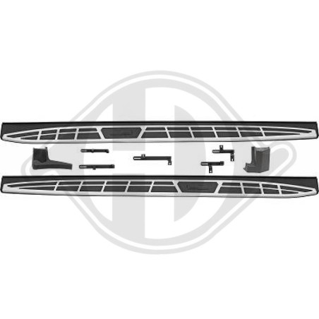 Set Pedane sottoporta Kia Sportage 16- (Cod. D-6523032)