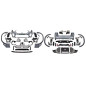 Kit Estetico Bmw X6 G06 look X6M (Cod. E-TCB6355) Kit Estetico Bmw X6 G06 look X6M (Cod. E-TCB6355)