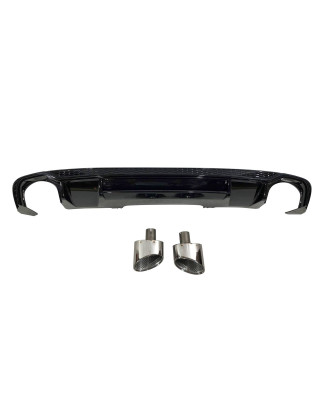 Diffusore Posteriore Audi A4 4P / Avant 2016+ Sline (Cod. E-TCA02581)