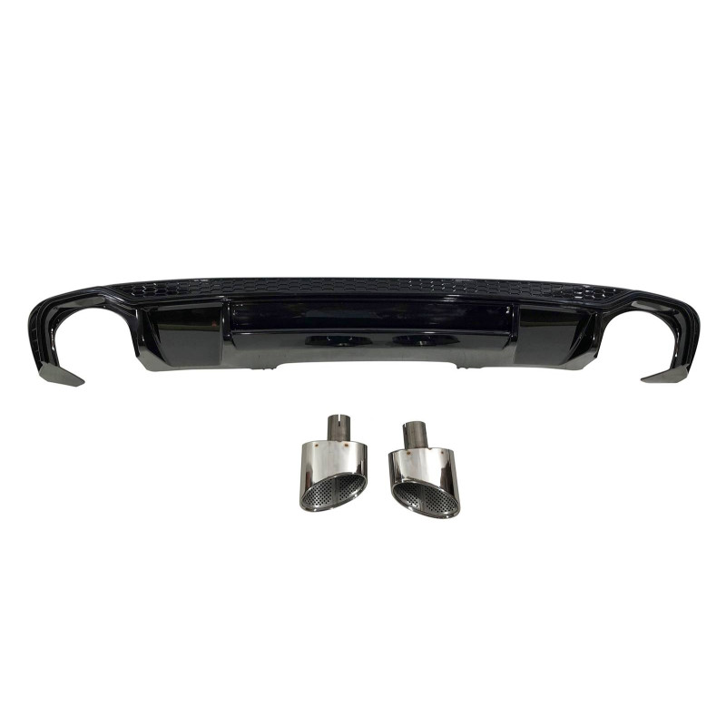 Diffusore Posteriore Audi A4 4P / Avant 2016+ Sline (Cod. E-TCA02581)