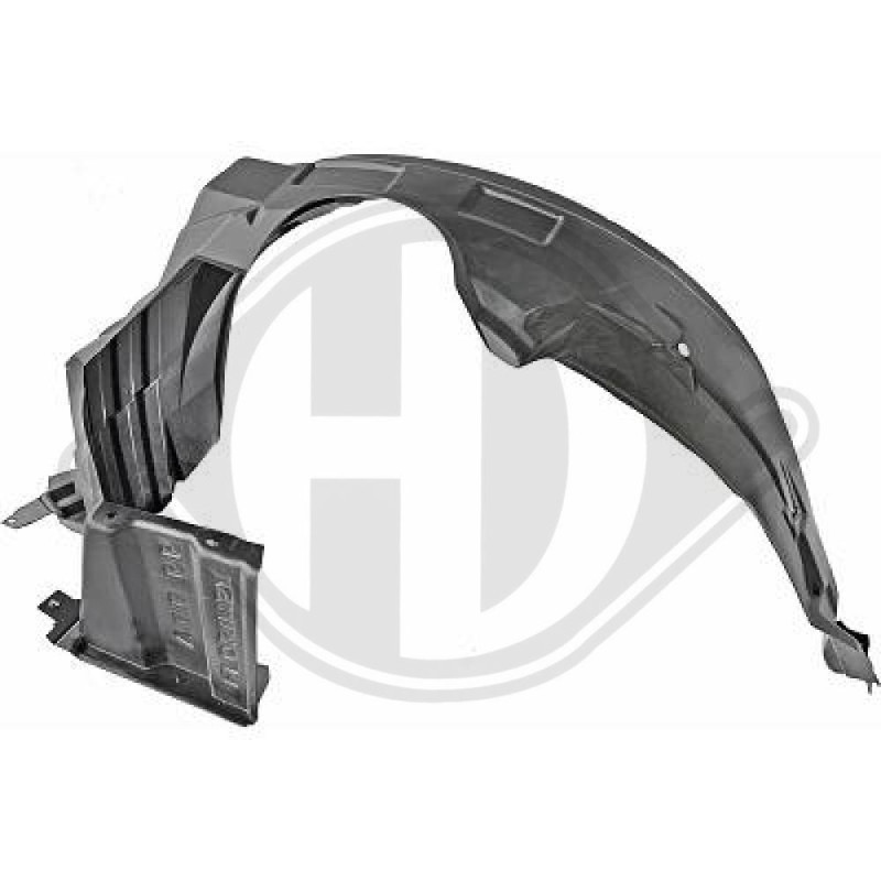 Copertura Passaruota anteriore destro Toyota Aygo 05-09 (Cod. D-6600008)