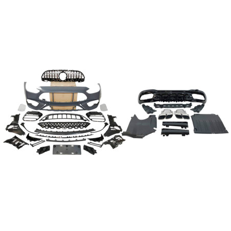 Kit Estetico Mercedes W206 Sedan / SW Look AMG C63 (Cod. E-TCM036103300327)