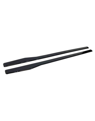 Diffusori minigonne Mercedes W204 Look AMG Nero lucido (Cod. E-TCM0373)