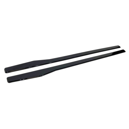 Diffusori minigonne Mercedes W204 Look AMG Nero lucido (Cod. E-TCM0373)