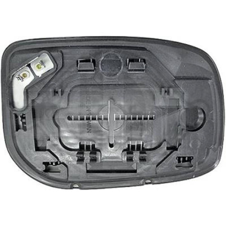 Vetro specchio Specchio esterno Toyota Yaris 06-08 (Cod. D-6606027)