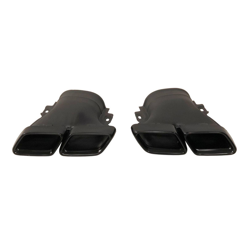 Terminali Di Uscita Di Scarico Mercedes W213 E63 Black (Cod. E-SIL00991)