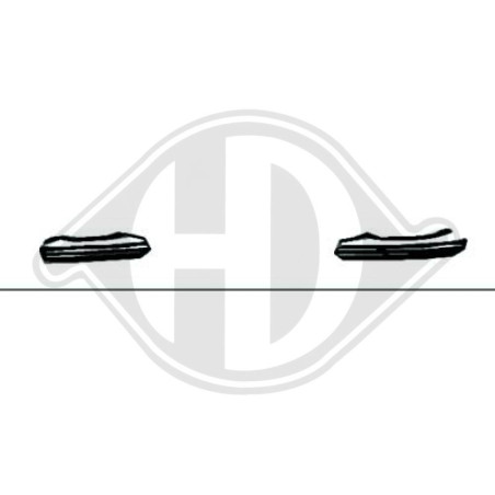 Modanatura decorativa / protettiva Griglia radiatore Toyota Corolla AE 8 85-87 (Cod. D-6613042)