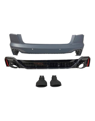 Paraurti Posteriore Audi A6 C8 Avant 2020 Look RS6 Carbonio (Cod. E-TCA0289)