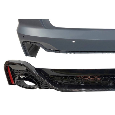 Paraurti Posteriore Audi A6 C8 Avant 2020 Look RS6 Carbonio (Cod. E-TCA0289)