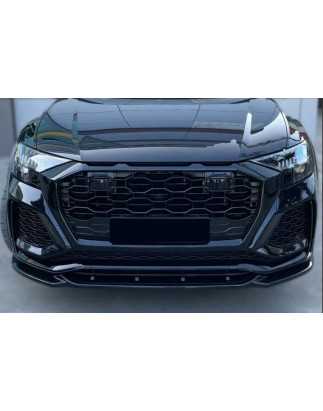 Spoiler Anteriore Audi Q8 2018-2023 Look RSQ8 Nero lucido (Cod. E-TCA0284)