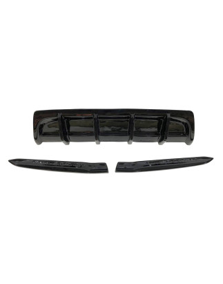 Diffusore Posteriore Volkswagen Arteon R MAX 2021 Nero lucido (Cod. E-TCW6204)