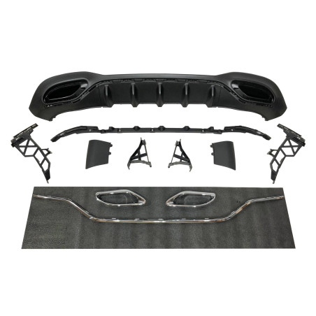 Diffusore Posteriore Mercedes W177 Look AMG (Cod. E-TCM0397)