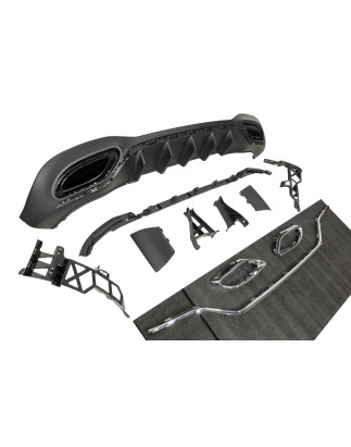 Diffusore Posteriore Mercedes W177 Look AMG (Cod. E-TCM0397)