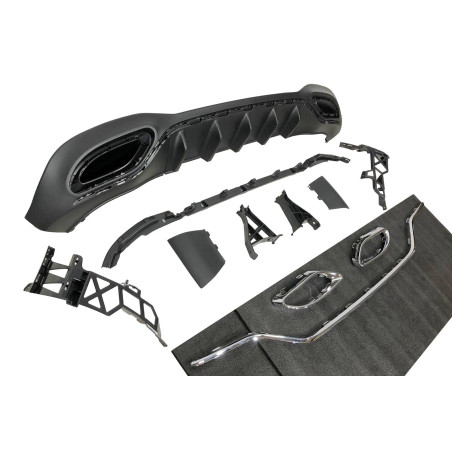 Diffusore Posteriore Mercedes W177 Look AMG (Cod. E-TCM0397)