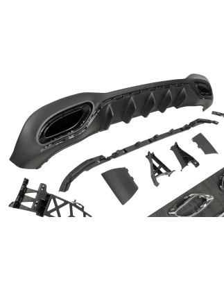 Diffusore Posteriore Mercedes W177 Look AMG (Cod. E-TCM0397)