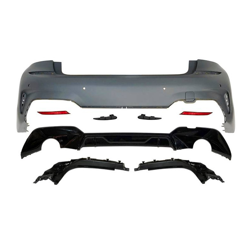 Paraurti Posteriore BMW G20 Look MPerformance Nero lucido (Cod. E-TCB10479032)