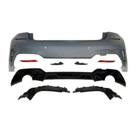 Paraurti Posteriore BMW G20 Look MPerformance Nero lucido (Cod. E-TCB10479032)