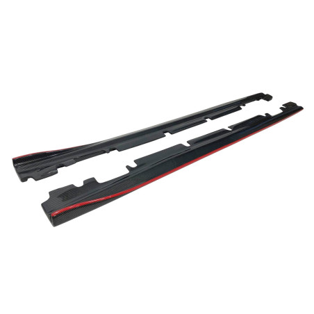 Diffusori minigonne Mercedes W117 CLA  Carbonio (Cod. E-TCM0362)