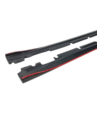 Diffusori minigonne Mercedes W117 CLA  Carbonio (Cod. E-TCM0362)