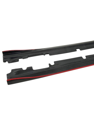 Diffusori minigonne Mercedes W117 CLA  Carbonio (Cod. E-TCM0362)
