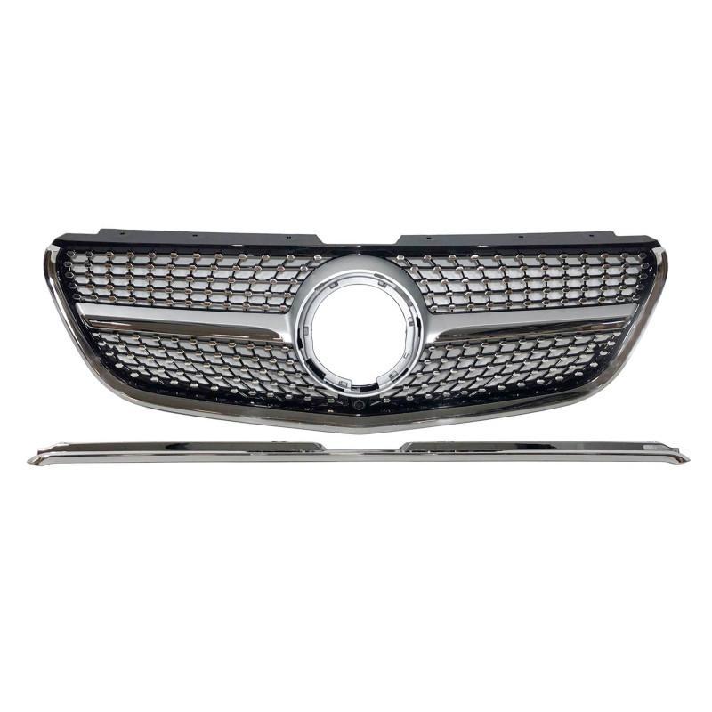 Griglia Mercedes Vito W447 2022+ Look Diamond (Cod. E-TCM0379)