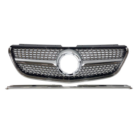 Griglia Mercedes Vito W447 2022+ Look Diamond (Cod. E-TCM0379)