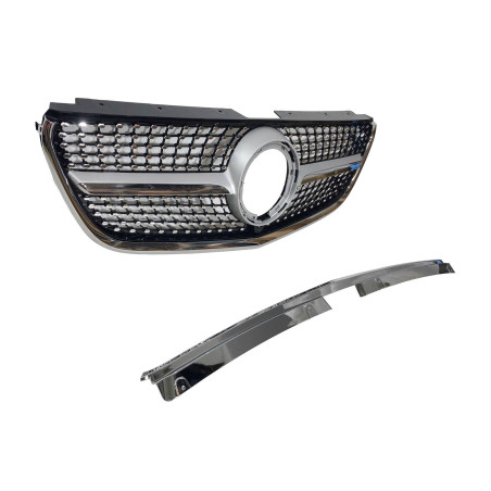 Griglia Mercedes Vito W447 2022+ Look Diamond (Cod. E-TCM0379)