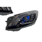 Fanali Anteriori Mercedes W222 Look Facelift Black (Cod. E-FAME089)