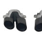 Terminali Di Uscita Di Scarico Mercedes W177 / V177 Black Look A45 (Cod. E-SIL0143)