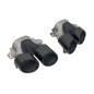 Terminali Di Uscita Di Scarico Mercedes W177 / V177 Black Look A45 (Cod. E-SIL0143)