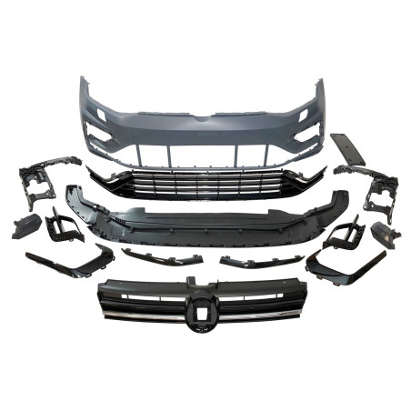 Paraurti Anteriore Volkswagen Golf 7.5 3/5P Facelift Look R20 (Cod. E-TCW7520)