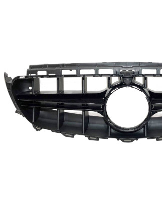 Griglia Mercedes W213 4 porte 16-19 / S213 16+ / C238 16+ Look AMG E63 Fotocamera Black (Cod. E-TCM0