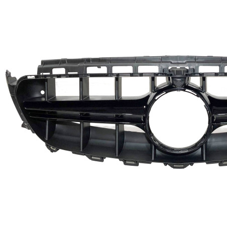 Griglia Mercedes W213 4 porte 16-19 / S213 16+ / C238 16+ Look AMG E63 Fotocamera Black (Cod. E-TCM0