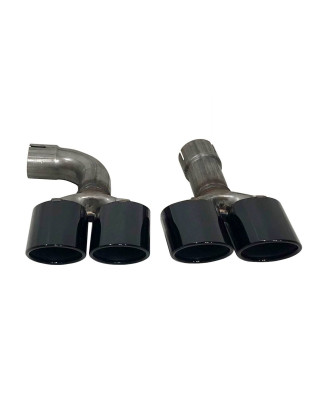 Terminali Di Uscita Di Scarico Bmw G01 X3 Black (Cod. E-SIL0146)