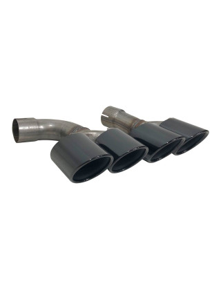 Terminali Di Uscita Di Scarico Bmw G01 X3 Black (Cod. E-SIL0146)
