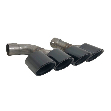 Terminali Di Uscita Di Scarico Bmw G01 X3 Black (Cod. E-SIL0146)
