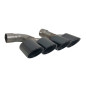 Terminali Di Uscita Di Scarico Bmw G01 X3 Black (Cod. E-SIL0146)