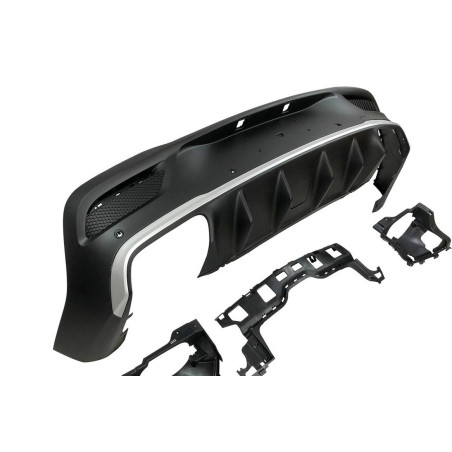 Diffusore Posteriore Mercedes C167 GLE 2020 Terminali Look E53 (Cod. E-TCM0370)