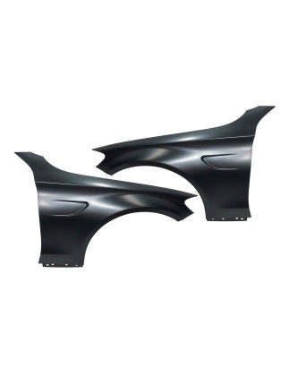 Parafanghi Anteriori MERCEDES W205 2014-2021 4P/COUPE/ESTATE Look AMG Metal (Cod. E-TCM2047)