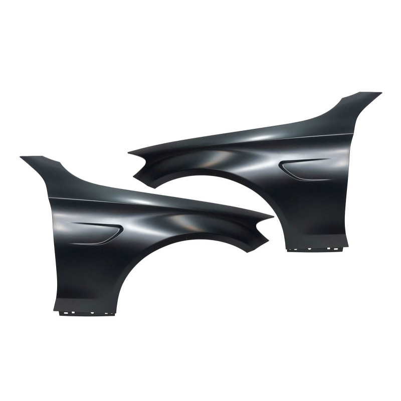 Parafanghi Anteriori MERCEDES W205 2014-2021 4P/COUPE/ESTATE Look AMG Metal (Cod. E-TCM2047)