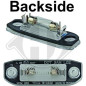 Luce targa Volvo S40/V50 04-12 (Cod. D-7614094)