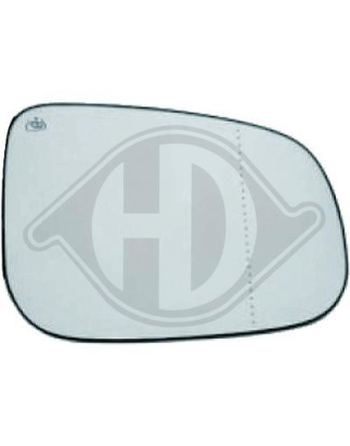 Vetro specchio Specchio esterno Volvo S80 (TypT) 06-10 (Cod. D-7661226)