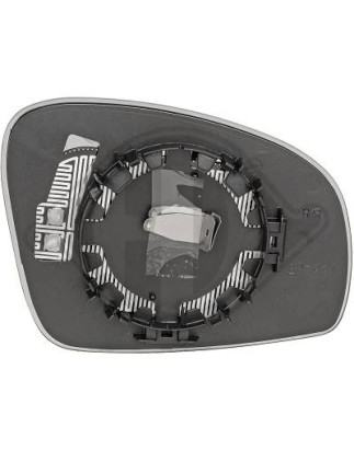 Vetro specchio Specchio esterno Skoda Fabia 3/4/5 porte/Station wagon 10-14 (Cod. D-7801027)