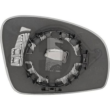 Vetro specchio Specchio esterno Skoda Fabia 3/4/5 porte/Station wagon 10-14 (Cod. D-7801027)