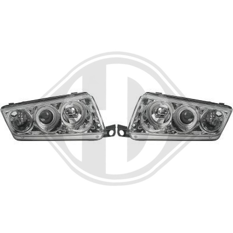 SET FARI ANTERIORI Skoda Fabia3/4/5 porte/Station wagon 04-07 (Cod. D-7805380)