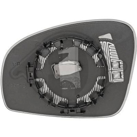 Vetro specchio Specchio esterno Skoda Fabia 3/4/5 porte/Station wagon 10-14 (Cod. D-7806126)